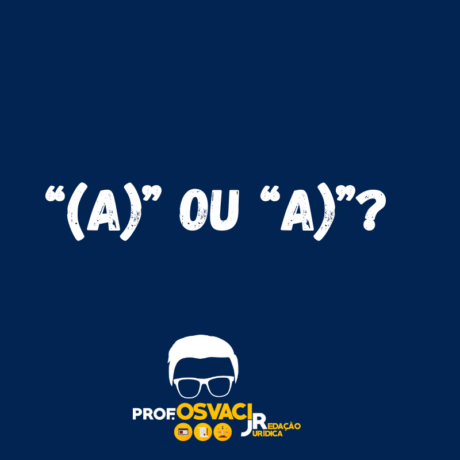 “(a)” ou “a)”