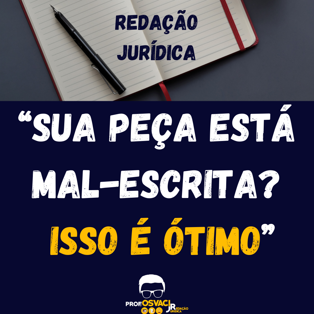 Como escrever uma peça jurídica? Você sabe? e se essa peça está mal-escrita? Como saber? Leia dicas simples neste artigo do blog redação jurídica