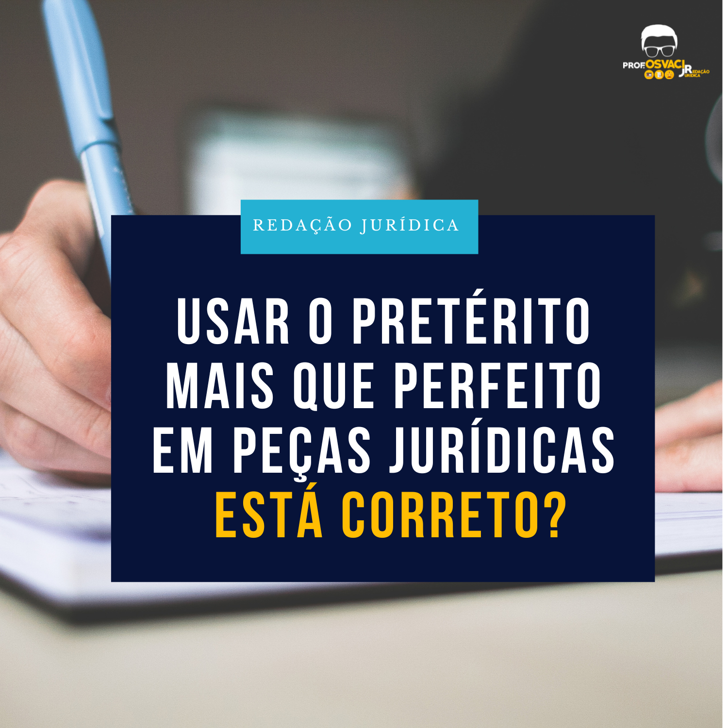 Você sabia que em 98% dos casos, não devemos usar o pretérito mais-que-perfeito nas nossas peças jurídicas? Saiba quando pode neste artigo.