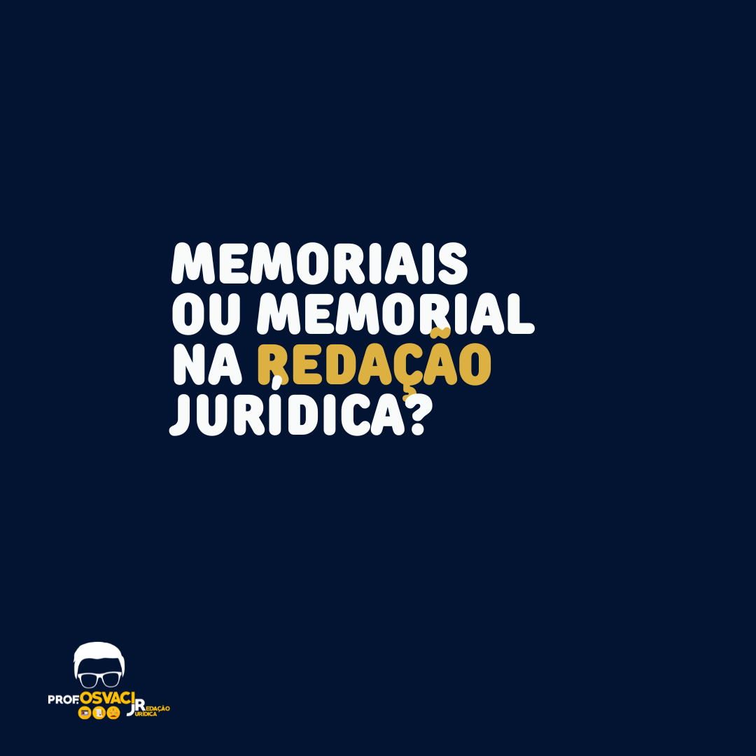 Descubra neste post qual termo usar : Memoriais ou memorial. Se você já ficou com essa dúvida, corre acessar